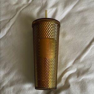 Starbucks Disneyland Geometric 50th anniversary Venti Cup Gold